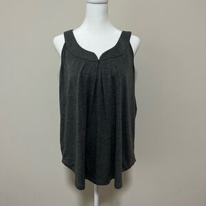 Ekouaer Gray Flowy Tank. Excellent Condition. Fits Large